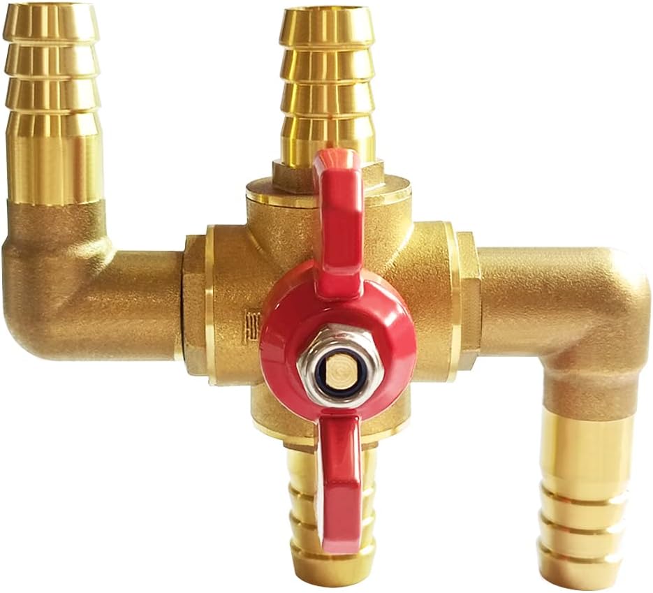 Uenede Solid Brass 5/8 Inch Heater Control Valve, 1PCS