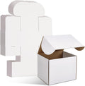 10X8X8 Shipping Box Set of 15, 10 x 8 x 8 Small White Corrugated Cardboard Mailer Box for Packing, Mailing, Small