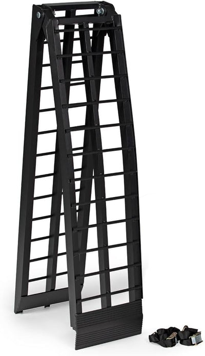 8' Arched Folding Motorcycle Loading Ramp - 600 lb. Capacity