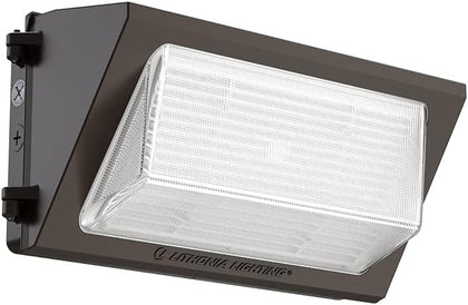 Lithonia Lighting 17" LED Wall Pack Outdoor Light, Dusk to Dawn Photocell