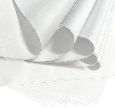 120 Sheets 24" x 36" Acid-Free Wrapping Tissue Paper - Large White Unbuffered No Lignin Archival Tissue for Long-Term