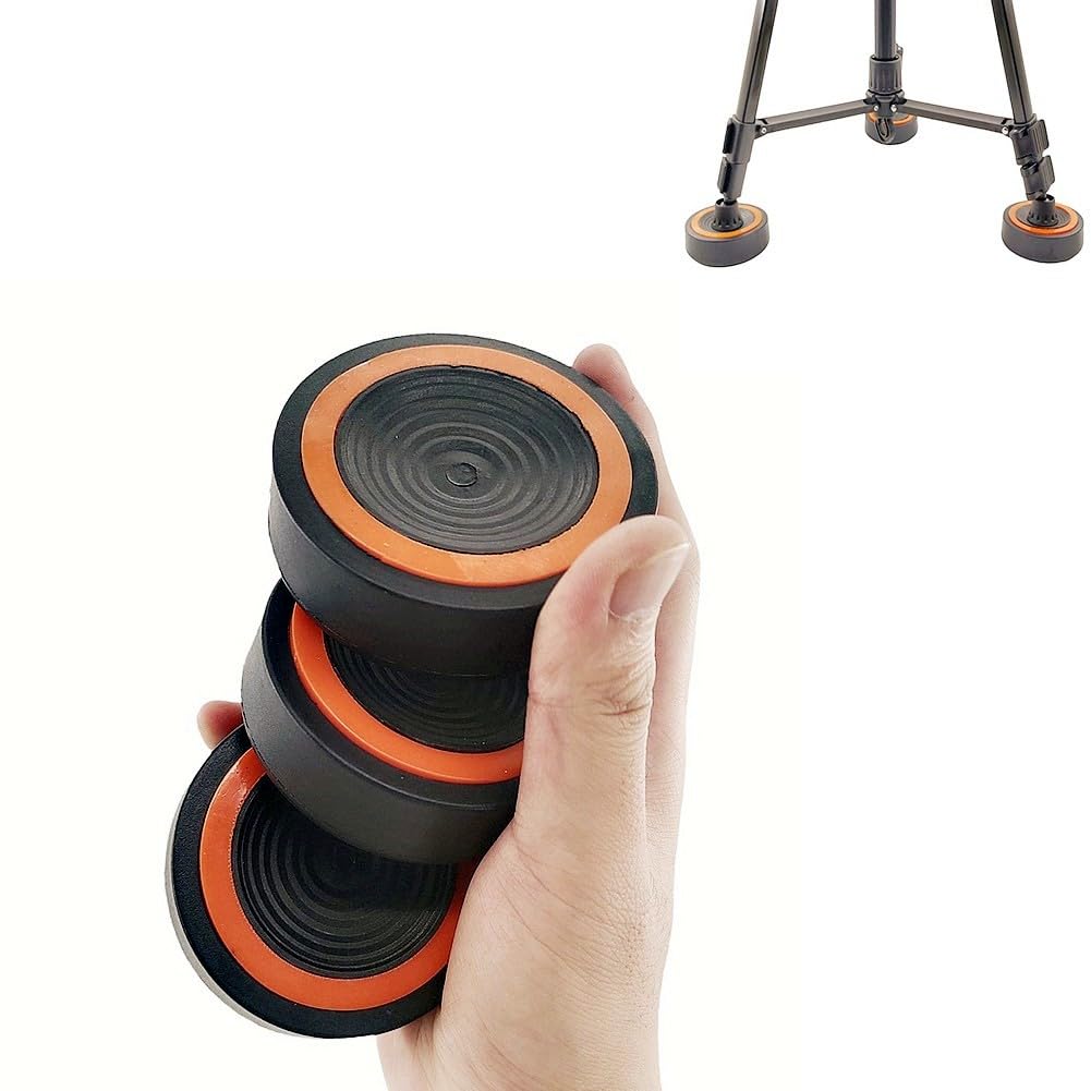 3 PCS Anti-Vibration Suppression Pads Diameter 7.6cm(3") Telescope Mounts