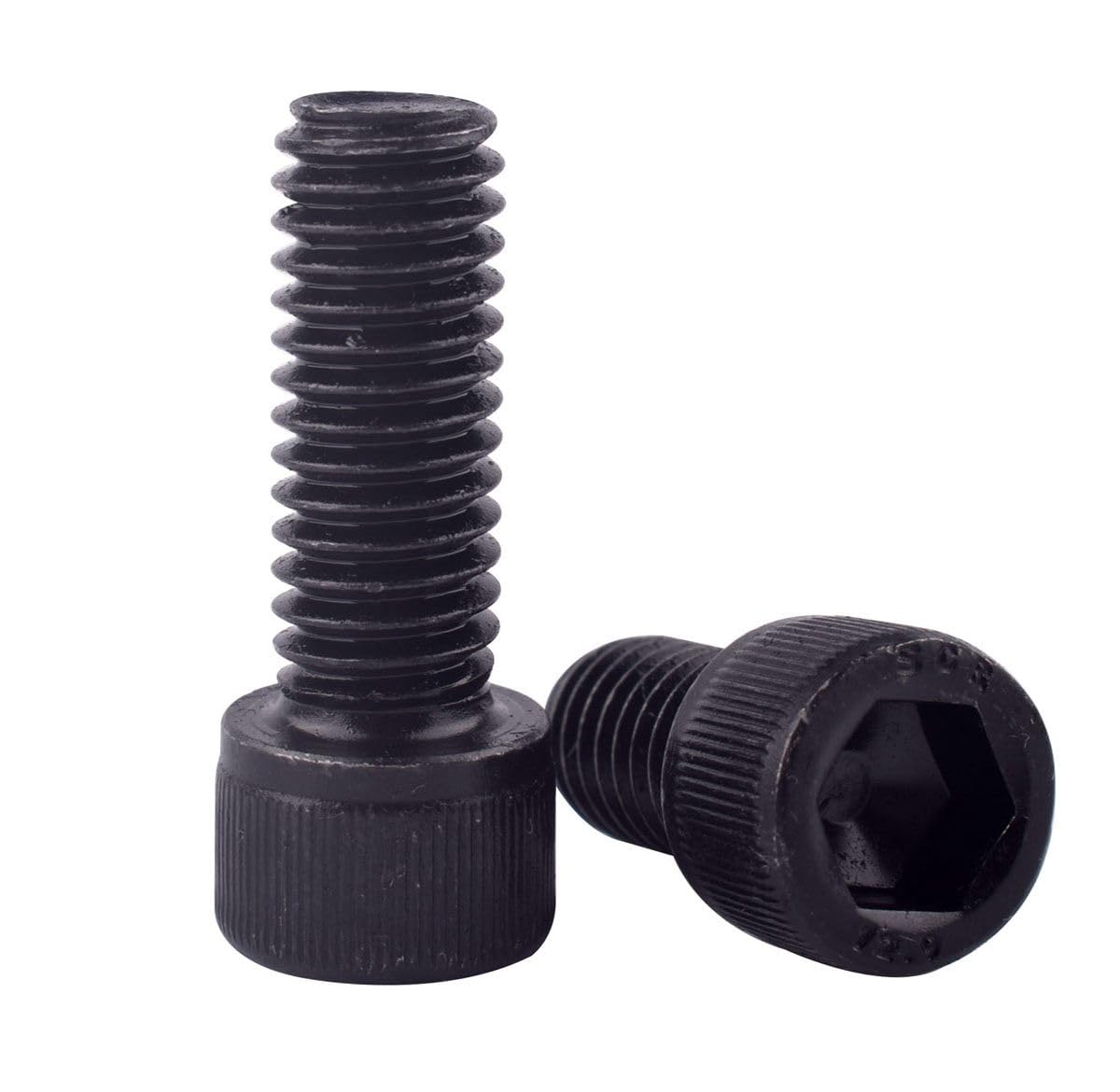 30Pcs #8-32 x 3/4" Socket Head Cap Screws Bolts, 12.9 Grade Alloy Steel Black Oxide Finish, Allen Hex Drive, UNC Coarse Full Thread