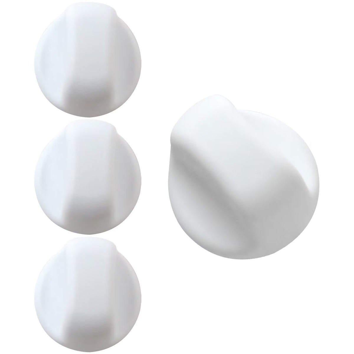 HEKUTU Range Hood Knobs 4Pcs for Broan Nutone, Fits AP13 Series Models - White