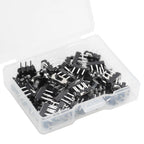 WMYCONGCONG 50 Pcs 6 Pin 2 Position DPDT Vertical Micro Slide Switch for for DIY Electronics Project