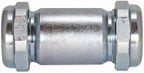 Eastman 4-3/8 Inch Long Pattern Compression Coupling, 1 Inch IPS, Galvanized Steel, 20566