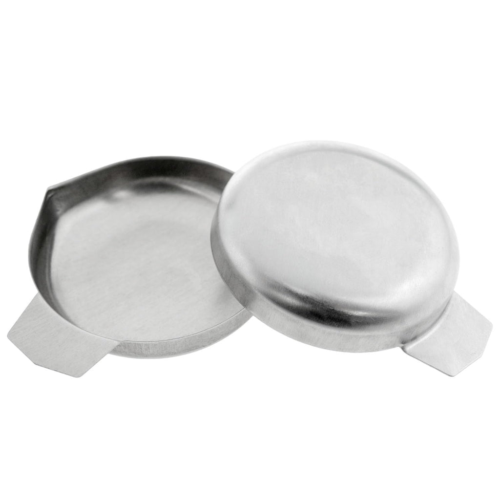5 Pcs Silver Set, Includes 4 Electronic Scale Trays and 1 Scoop