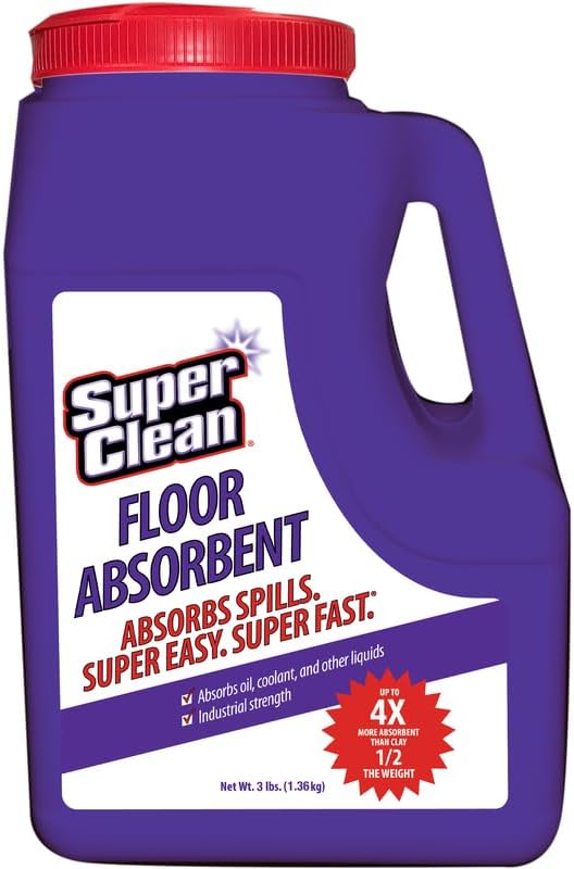 Super Clean 275575 3 lbs Absorbent Floor Dry Cleaner
