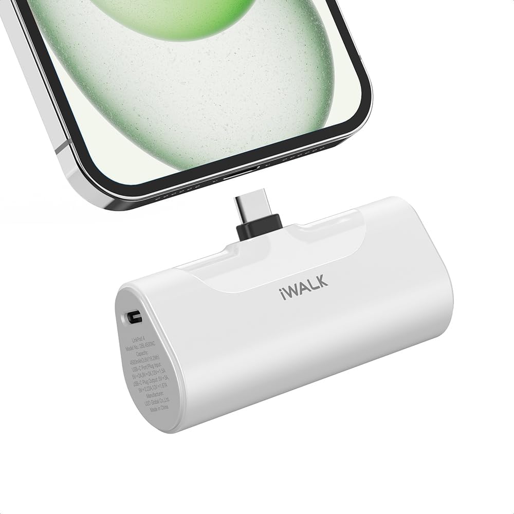 Portable Charger for iPhone 17/16/15 USB-C Small Power Bank 20W 4,500mAh Fast Charging Battery Pack Compatible with
