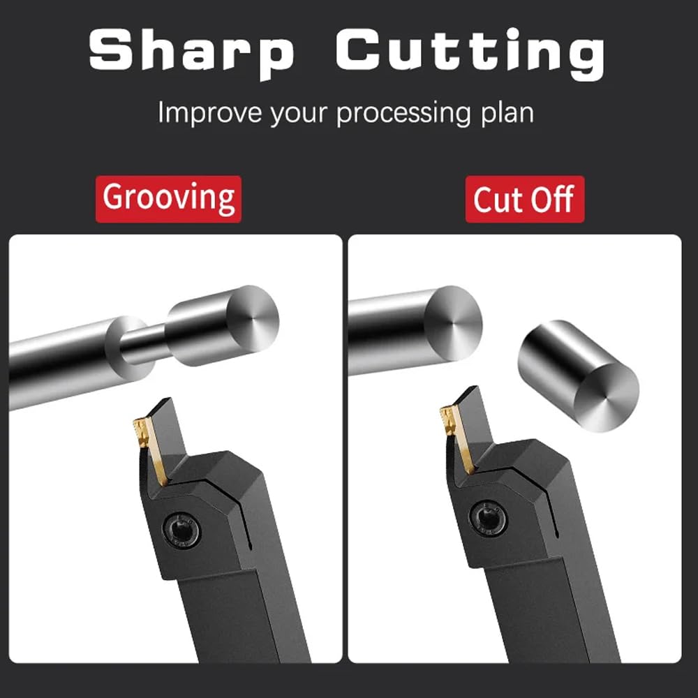 MGMN300-M 0.118" Width Parting/Grooving Insert for Stainless Steel 10pcs