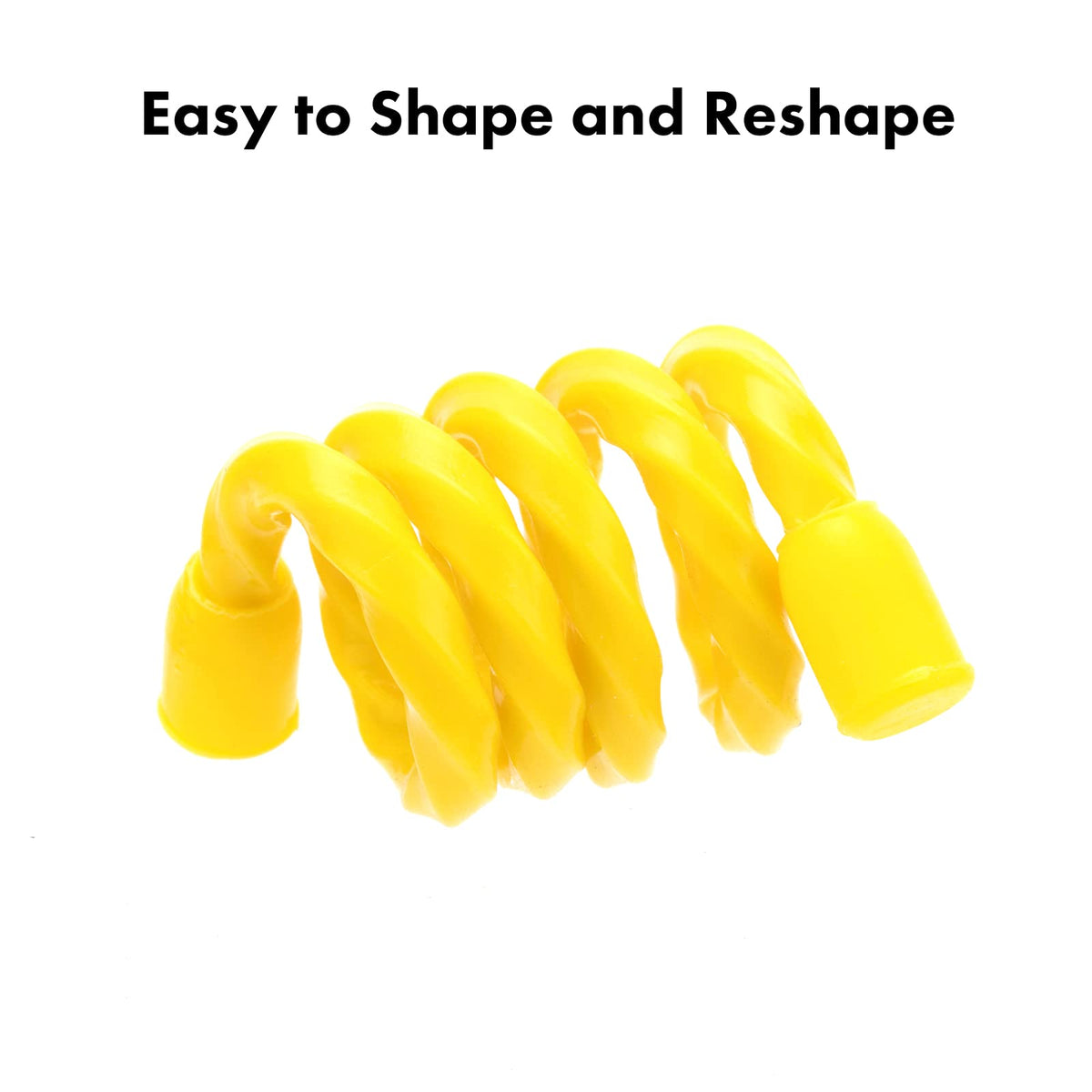 10 PCS 18-Inch Silicone Cable Ties - Reusable Rubber Twist Ties Bendable Cable Ties for Bundling and Holding, All