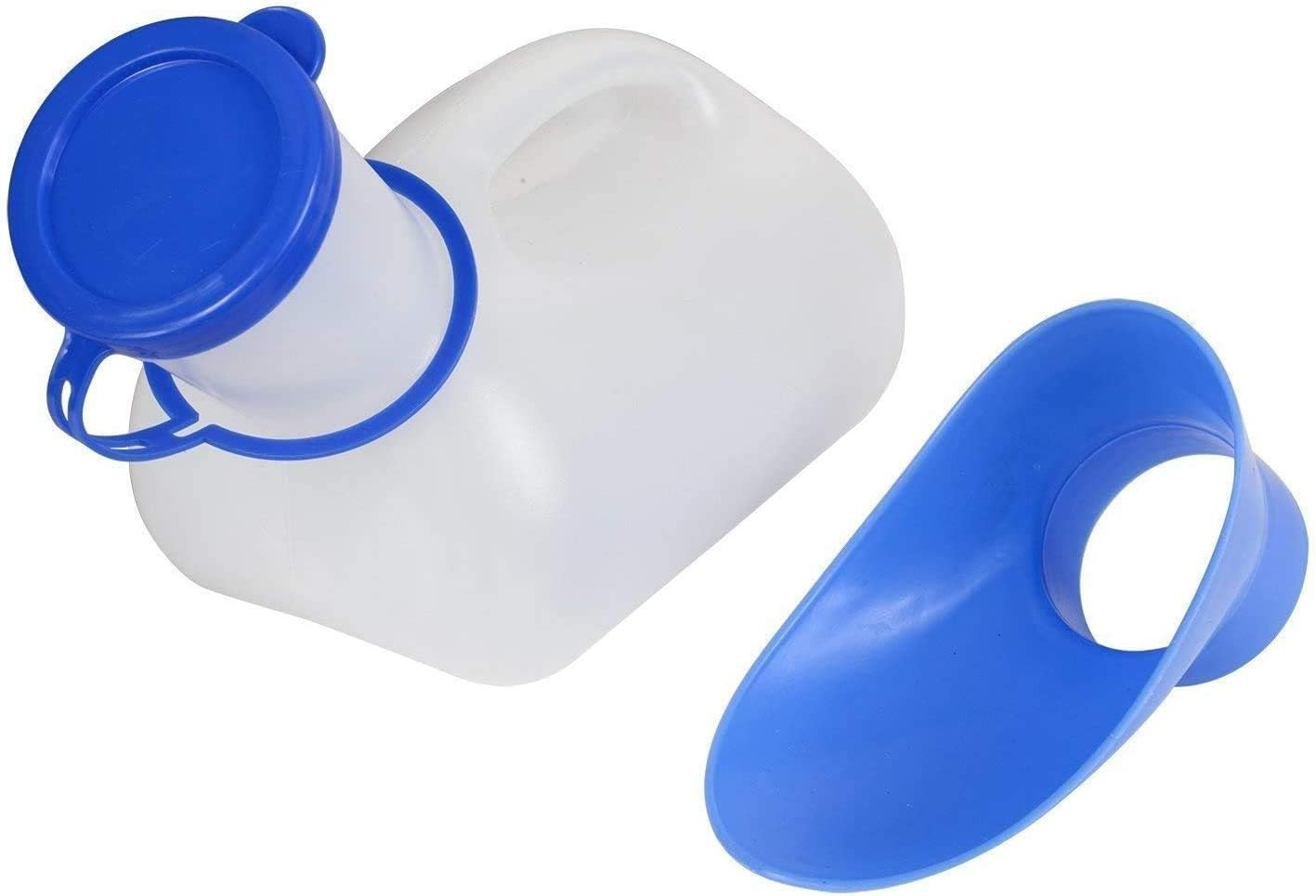 Unisex Portable Urinal for Men and Women | Potty Urinal for Car, Bedpans Pee Bottle with Lid and Funnel, Mobile