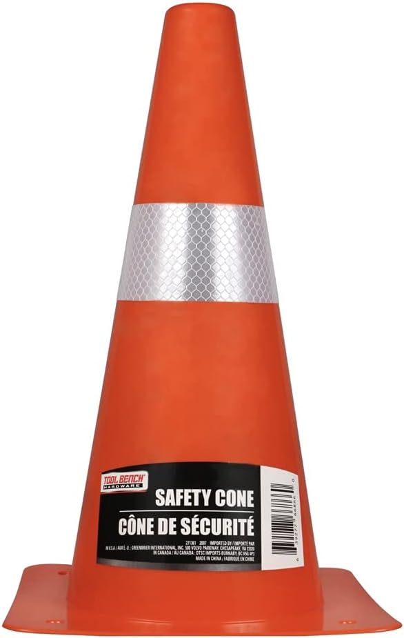 Greenbrier International 12 Inch Safety Cone