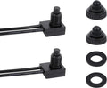 wuyaoyao 2PCS Waterproof Push Button Switch with 4" Lines