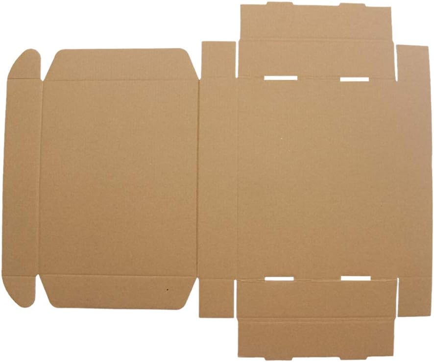 30 Pack 11x8.75x2 Inch White Corrugated Cardboard Shipping Box