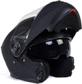 Advanced Full-Face Motorcycle Modular Helmets for Biker w/Drop Down Visor - X-Small