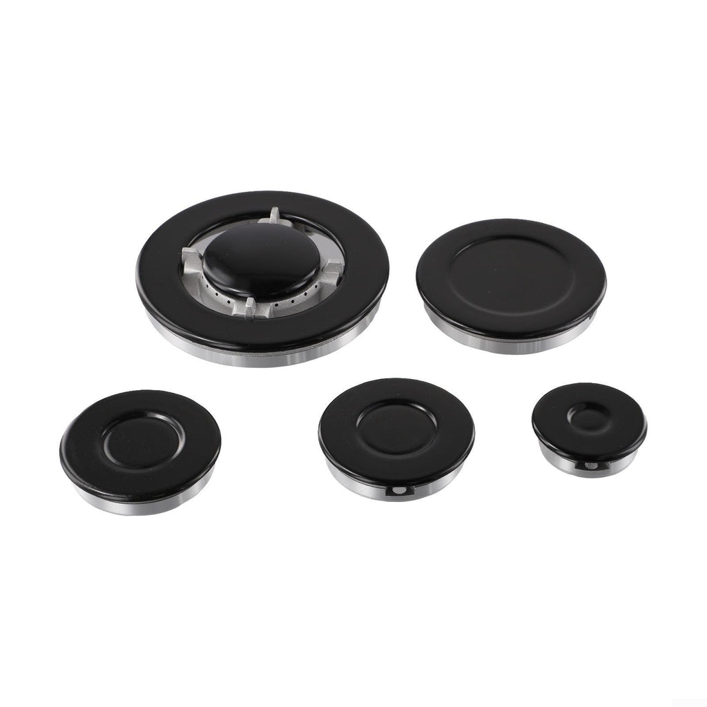 Cooker Hat Set Gas Range Flame Diffusers And Cooker Hat Set for Most Gas Stove Burners(B)