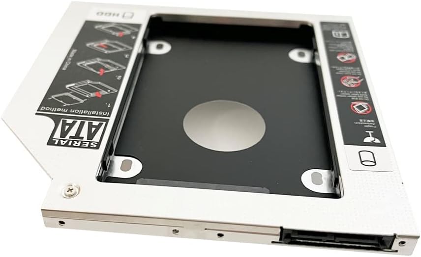 DY-tech 2nd HDD SSD Hard Drive Caddy Frame Tray for Lenovo IdeaPad Y410PT Y410P Y400 Y410 Y500 P500