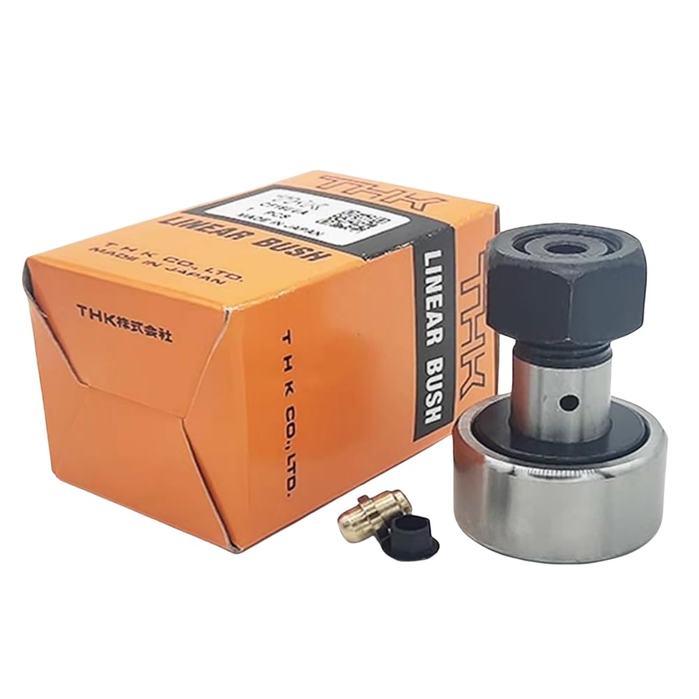 Original New THK Cam Follower CF16 CF16UU-A CF16UUR-A CF16VUU-A CF16VUUR-A Needle Roller Bearings M16x1.5,Outer Diameter 35mm,Outer Ring Width 18m,Overall Length 52mm (CF16UUR-A)