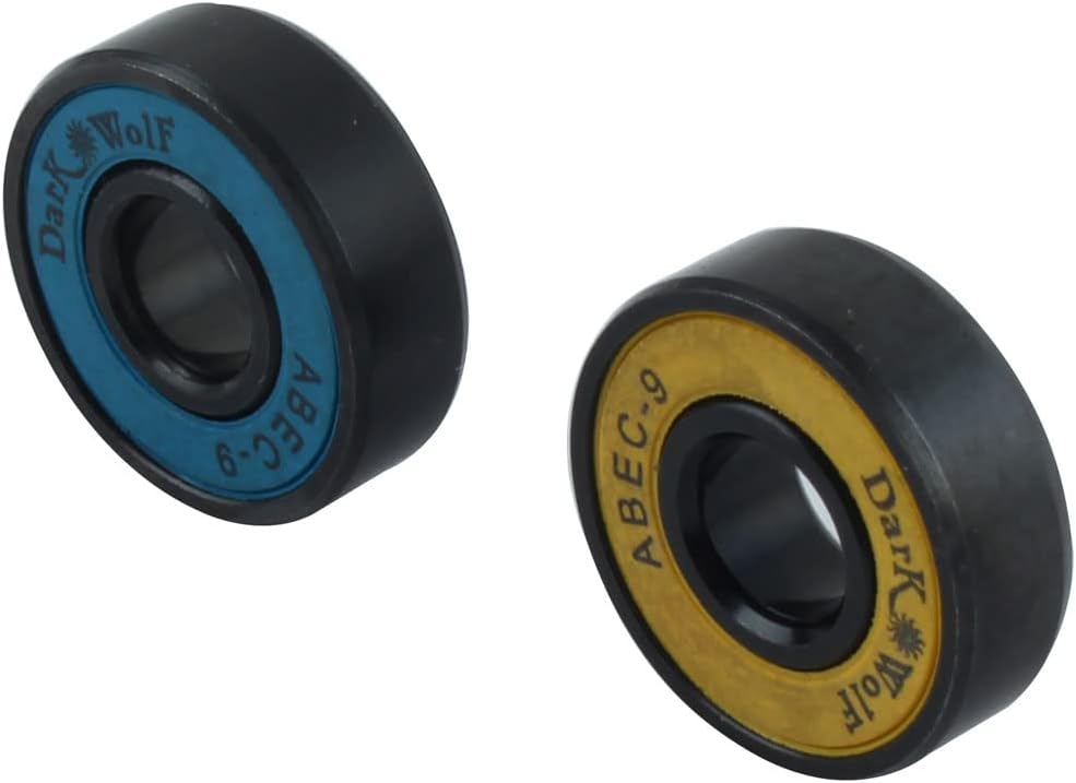 Metal Adult Longboard Skater Board Kick Scooter Inline Roller Skates Skateboard Bearings 8pcs w Case