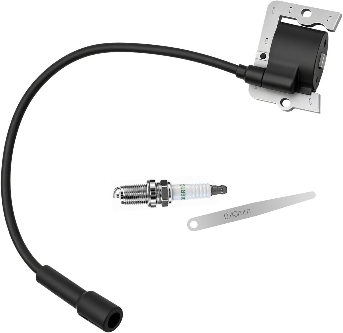 12 584 04-S Ignition Coil and Spark Plug Kit for Kohler CV13 CV14 CV15 CV430 CV460 CV490 CV491 CV492 CV493, John
