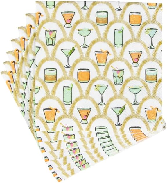 Deco Cocktails Cocktail Napkins - 20 Per Package