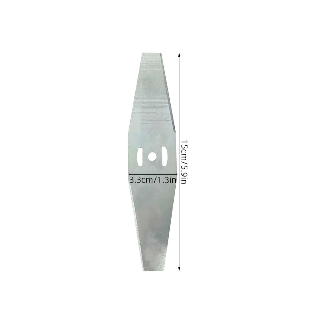 Baluue 4pcs Trimmer Blades for Weeders Alloy Special Arc 6mm Hole