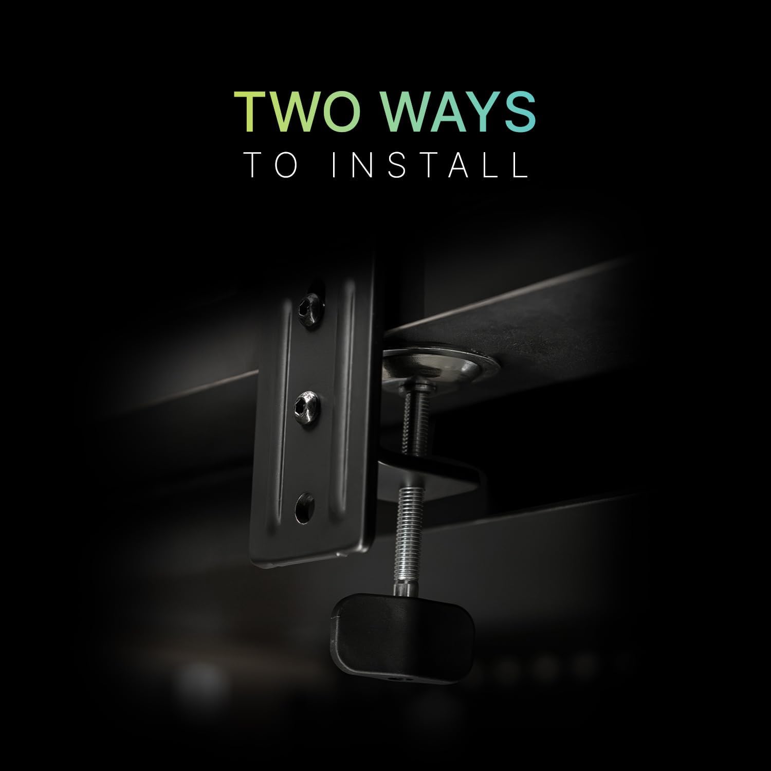 MAG MT101DG - Gas Spring Dual Monitor Stand Arm, Supports 17-32" and 22 lbs, VESA Compatible, Adjustable Gas Spring