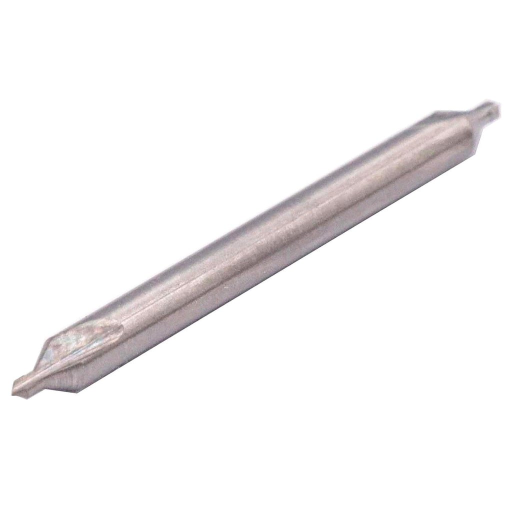 5Pcs #1 60 Degree Solid Carbide Center Drills - 3/64" Pilot - 1/8" Shank