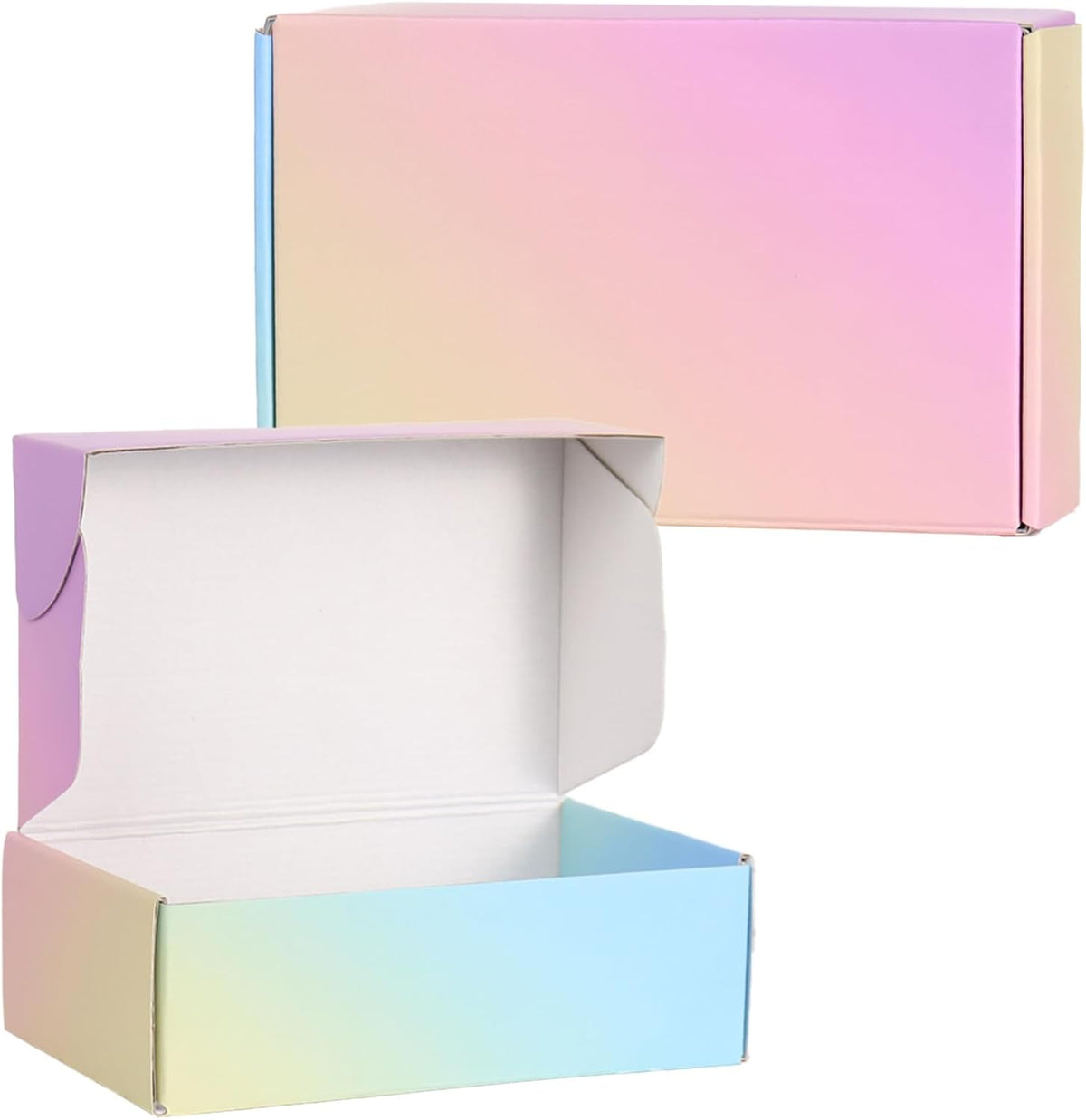 Shipping Boxes Small, 6x4x2 Inches 15 Pack Colorful Cardboard Mailer Boxes, Mailing Boxes for Packaging Small Business