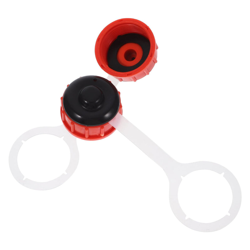 2pcs Gas Cap for Small Engines, PP Thickened Orange Replacement