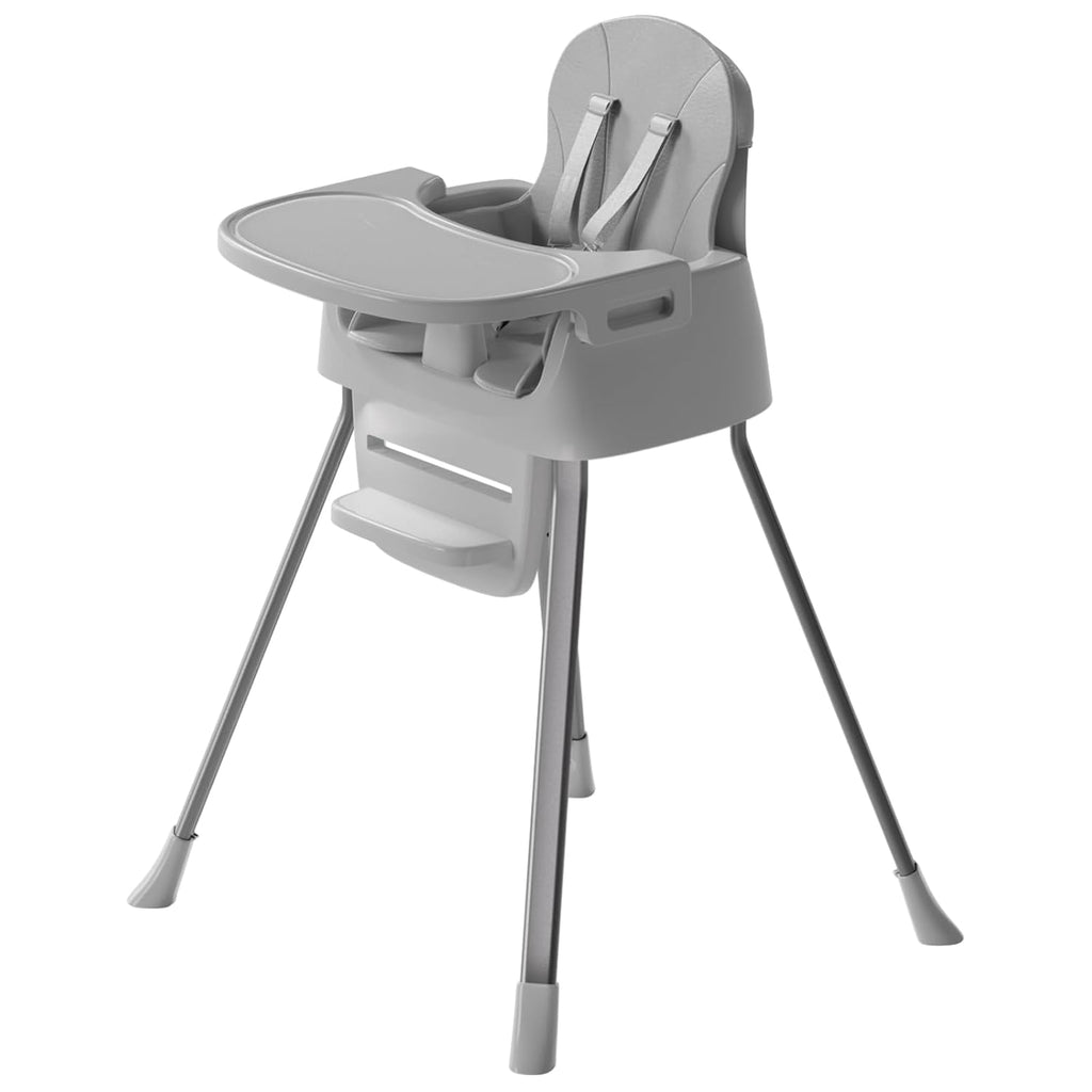 Portable Baby Highchair for Months Infants and Toddlers with 5 Point Harness Convertible Comfortable Seat for Cozy