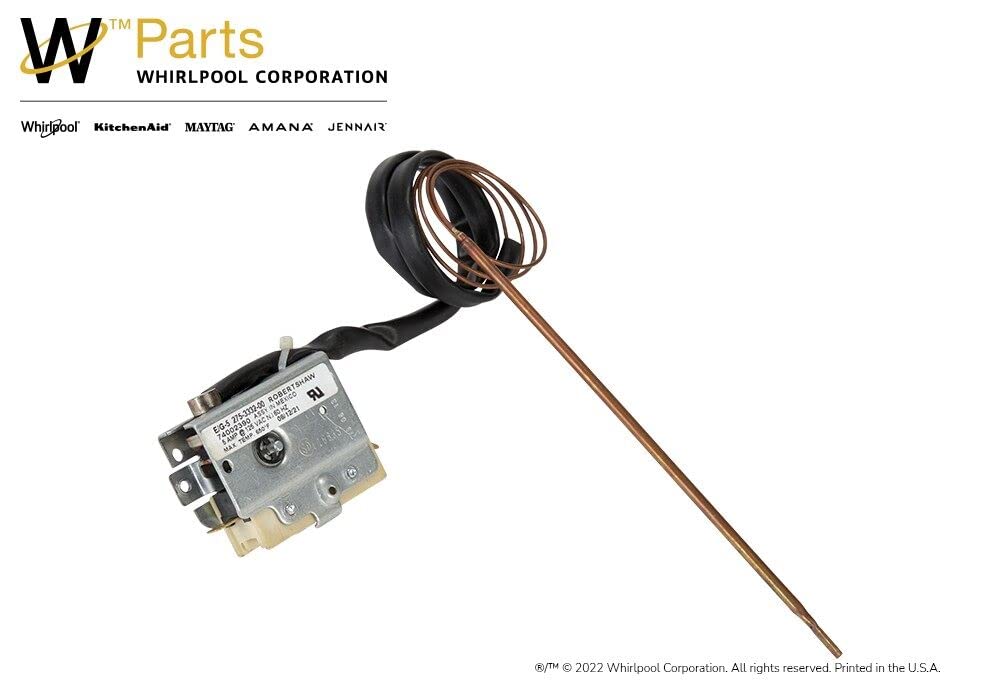 Whirlpool WP74002390 Genuine OEM Range Temperature Control Thermostat Replacement Part - Replaces 74002390