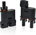 Solar Branch Connector IP68, 1500V FMM+MFF, Y Branch Adapter for Parallel Connection Between Solar Panels, 1 Pairs (2