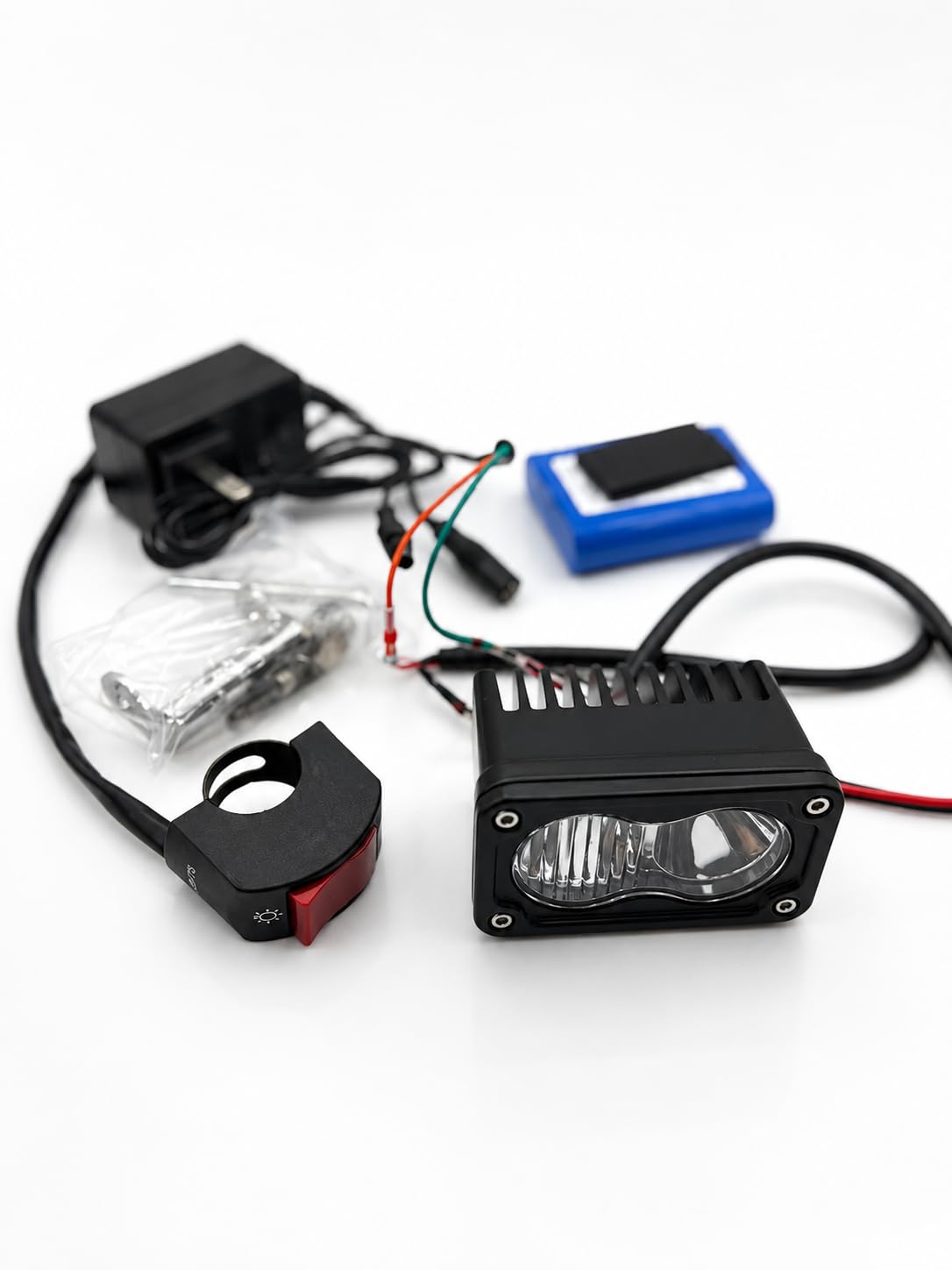 Rechargeable Battery Powered Baja Style LED Light for E-Bikes & More