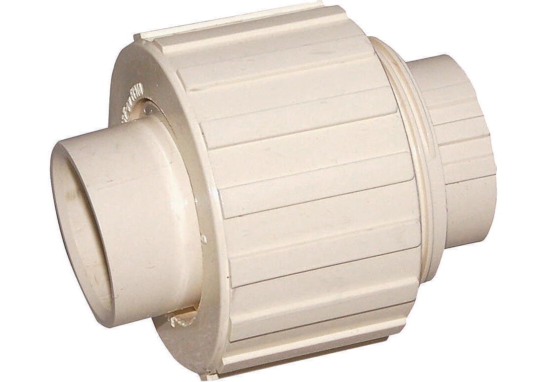 Mueller Industries Schedule 40 CPVC Union, 3/4" Pipe Size, Solvent x Solvent Fitting Connection Type - 1 Each