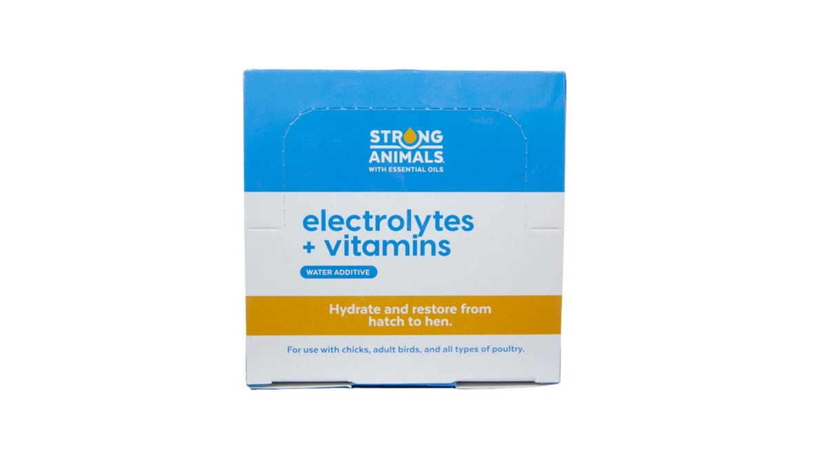 Electrolytes + Vitamins Chicken Water Additive 30 Packets