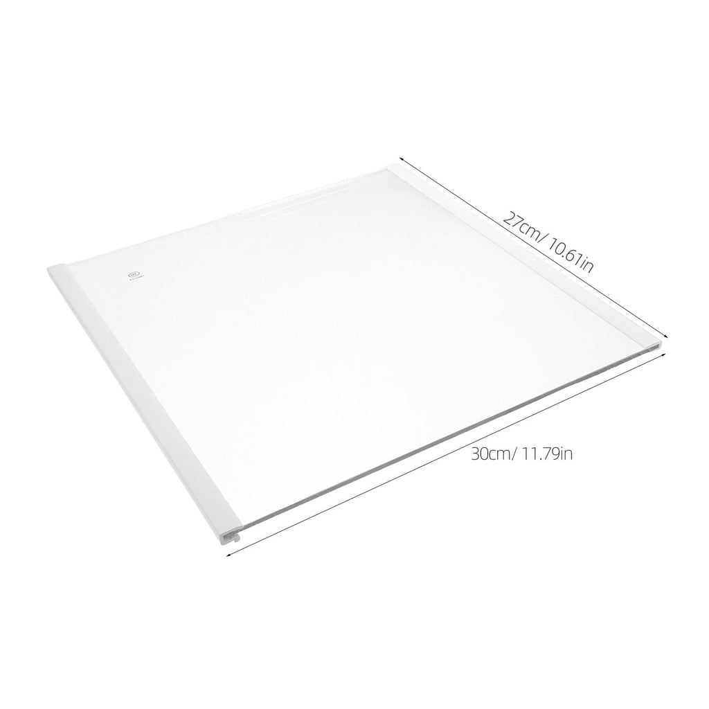 Tempered Glass Refrigerator Shelf Divider Rack for Kitchen Organization