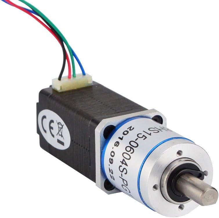 STEPPERONLINE 19:1 Planetary Gearbox Nema 8 Stepper Motor Geared Stepper Motor
