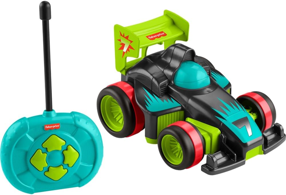 Fisher-Price Preschool Toy Remote Controlled Car My Easy RC with 2 Speeds for Kids Ages 3+ Years (Amazon Exclusive)