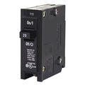 Circuit Breaker, 20A, 1 Pole, 120/240V AC, 10kA, Mfr: BR120-A