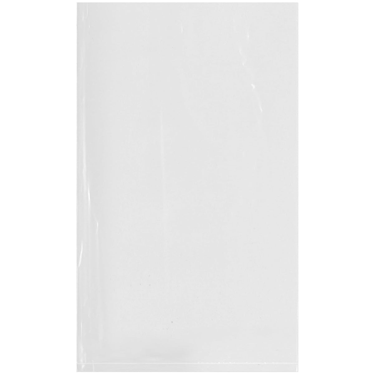 6 x 10 inch, 2 Mil Flat Open Clear Poly Bags (Pack of 100)