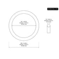 5 PK AS-327 Silicone O-Ring, 70A 1-3/4" ID, 2-1/8" OD, 3/16" Width, Red