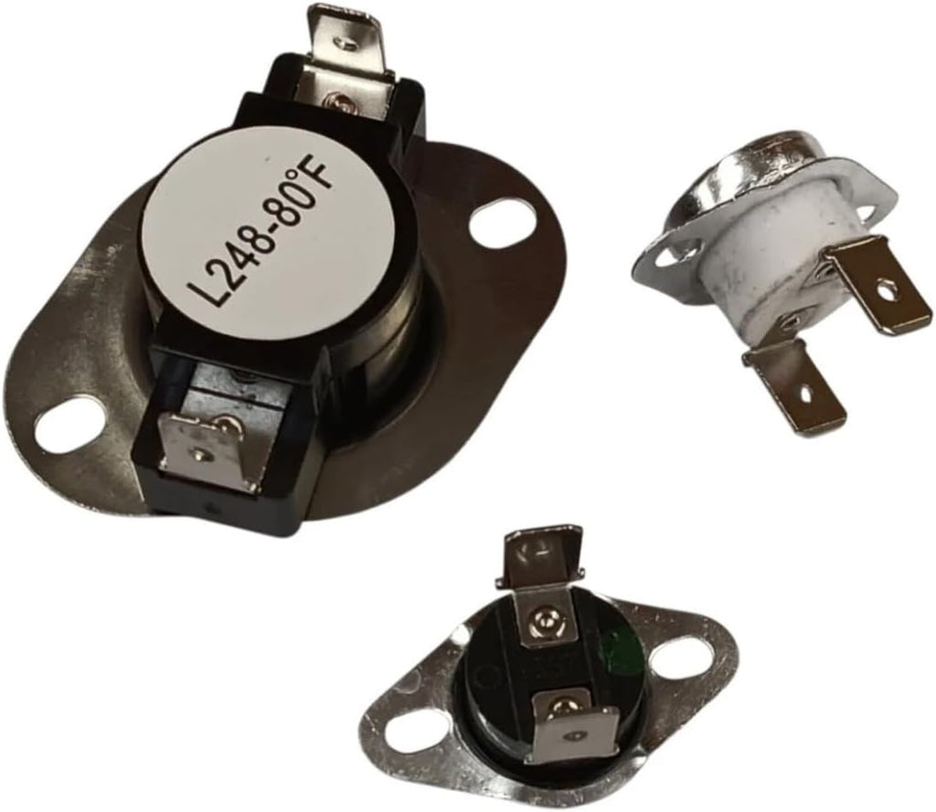 Dryer Thermal Fuse & High Limit Thermostat Kit For Maytag PYG3360AWW PYE4500AYW PYGT444AWW PYE3300AYW PYET244AYW PYET244AZW PYET344AYW PYET344AZW PYET444AYW PYG2000AWW PYE2300AYW HYE3460AYW