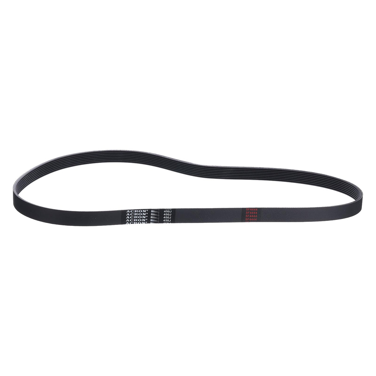 uxcell 450J8 PJ V-Ribbed Belt 8 Ribs 45" L x 0.74" W x 0.14" H, EPDM
