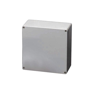 Hubbell STAHLIN 5"H x 5"W x 4"D Non-Metallic Enclosure, Light Gray, Knockouts: No, Screws Closure Method