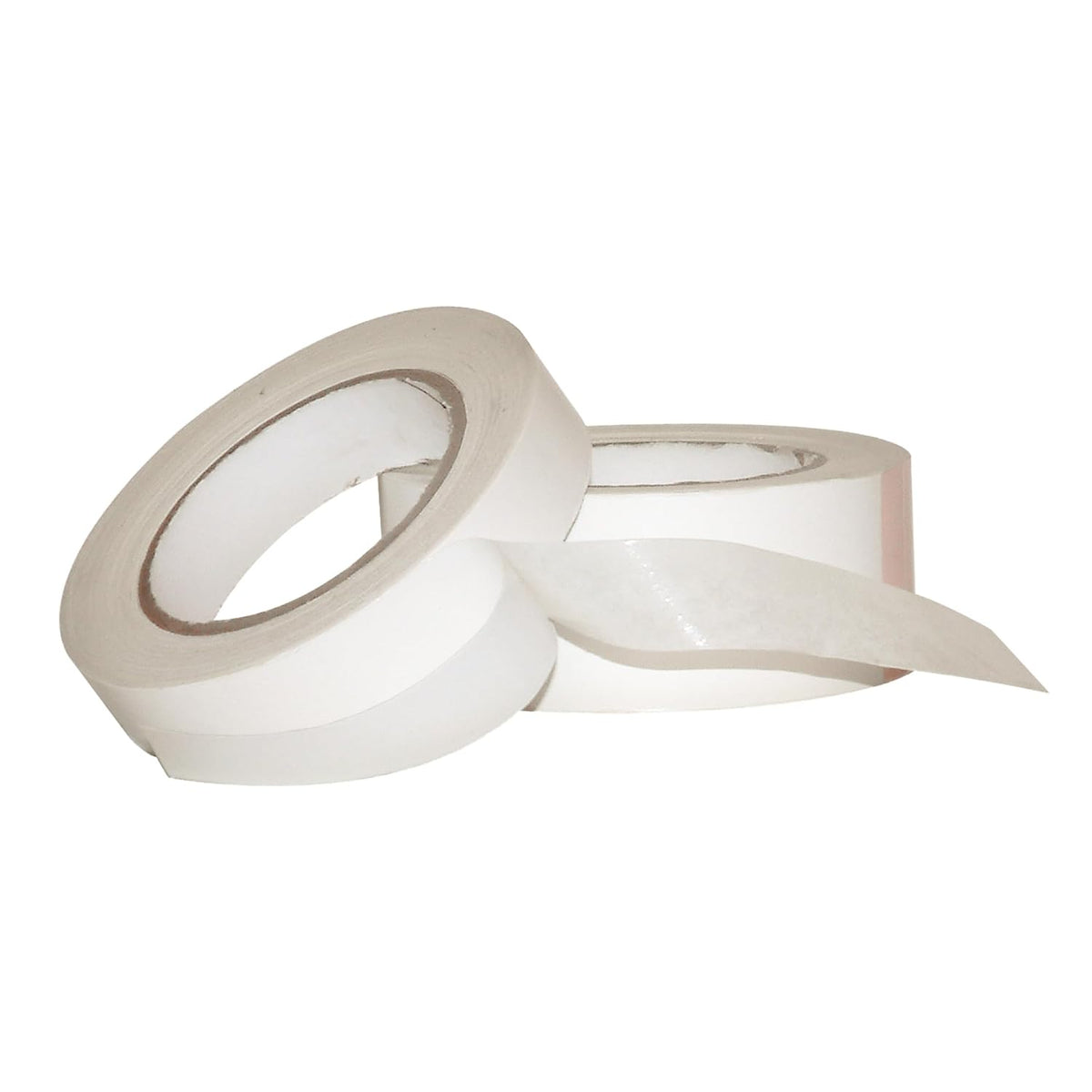 JVCC Double-Sided Crepe Paper Tape, 1/2 in. x 36 yds. (White)