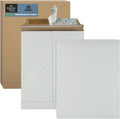Photo Document Mailers, Redi-Strip Self Seal Closure, Rigid Stay Flat Mailer, White Recycled Fiberboard, 9" x 11.5"