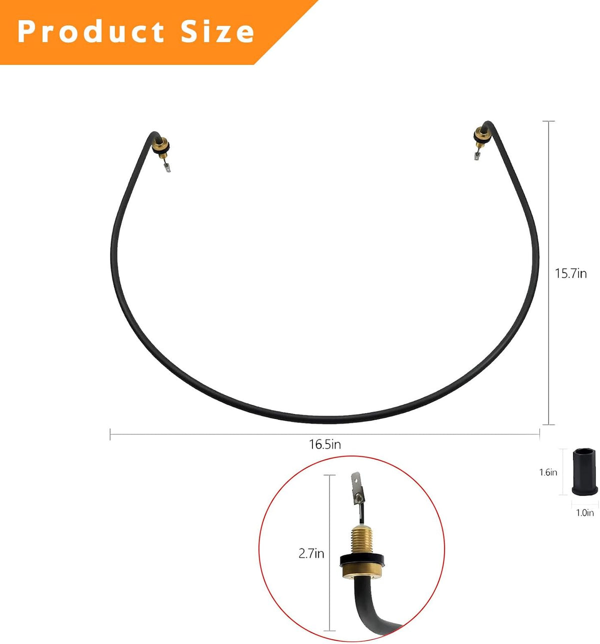 W10518394 W10134009 Dishwasher Heating Element Kit for Kenmore Whirlpool May-tag Crosley Es-tate Dishwasher Replace PS8260087 W10441445 W10518394VP