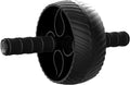 Ab Wheel Roller for Core Strength Training | Sturdy 3" Ab Wheel with Knee Pad | Easy to Assemble Home Gym Fitness